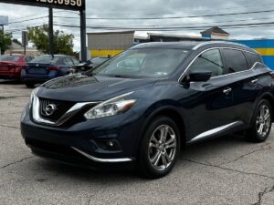 2017 Nissan Murano SUV showcasing its sleek design, premium features, and modern appeal.