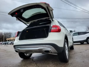 2016 Mercedes-Benz GLA 250 showcasing sleek design, premium detailing, and modern elegance in a dynamic setting.