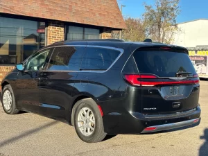 The 2022 Chrysler Pacifica Touring L, showcasing its sleek design and modern, family-oriented features for a comfortable ride.