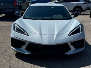 2021 Chevrolet Corvette showcasing its sleek design and aerodynamic build.