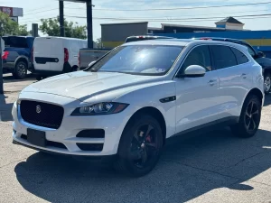 2019 Jaguar F-PACE showcasing its sleek design and luxurious build, embodying performance and elegance.