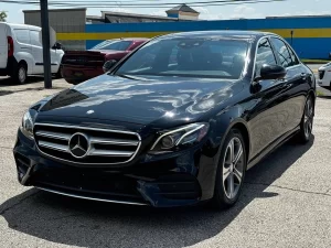 A sleek and sophisticated 2017 Mercedes-Benz E-Class showcasing its elegant design and premium craftsmanship.