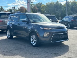 2022 Kia Soul LX showcasing its modern design and compact yet bold appearance.