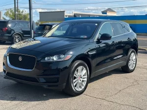 A sleek and stylish 2020 Jaguar F-PACE SUV showcasing its luxurious design and modern features.