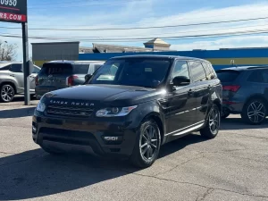 The 2016 Land Rover Range Rover Sport SE showcasing its sleek design and premium features, blending elegance with performance.