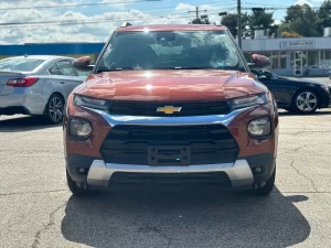 2021 Chevrolet TrailBlazer SUV showcasing its sleek design and modern features.