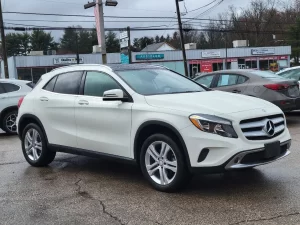 2016 Mercedes-Benz GLA 250 showcasing sleek design, premium detailing, and modern elegance in a dynamic setting.