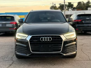 2018 Audi Q3 2.0T quattro Sport Premium Plus highlighting its sleek design and premium features.