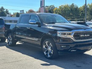 2019 RAM 1500 showcasing rugged design, spacious interior, advanced tech features, and powerful performance suitable for tough terrains.