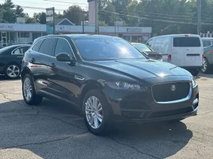 A sleek and stylish 2020 Jaguar F-PACE SUV showcasing its luxurious design and modern features.