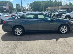 2020 Chevrolet Malibu showcasing sleek design and modern features in a stylish exterior view.