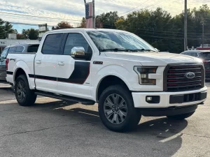 2016 Ford F-150 Lariat showcasing its sleek design and robust build in a premium finish.