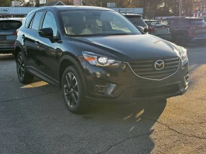 The 2016 Mazda CX-5 Grand Touring showcasing its elegant design, premium details, and modern styling features.