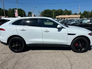 2019 Jaguar F-PACE showcasing its sleek design and luxurious build, embodying performance and elegance.