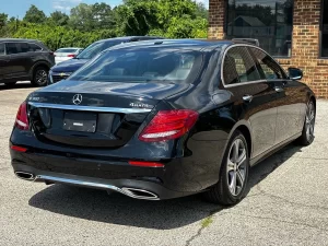 A sleek and sophisticated 2017 Mercedes-Benz E-Class showcasing its elegant design and premium craftsmanship.