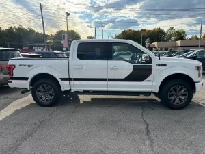 2016 Ford F-150 Lariat showcasing its sleek design and robust build in a premium finish.