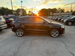 2018 Audi Q3 2.0T quattro Sport Premium Plus highlighting its sleek design and premium features.