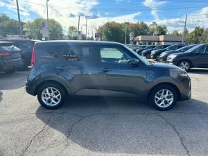 2022 Kia Soul LX showcasing its modern design and compact yet bold appearance.