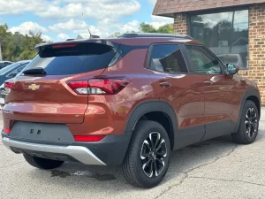 2021 Chevrolet TrailBlazer SUV showcasing its sleek design and modern features.