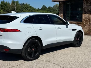 2019 Jaguar F-PACE showcasing its sleek design and luxurious build, embodying performance and elegance.