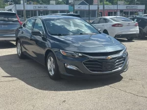 2020 Chevrolet Malibu showcasing sleek design and modern features in a stylish exterior view.