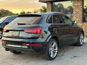 2018 Audi Q3 2.0T quattro Sport Premium Plus highlighting its sleek design and premium features.