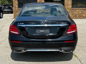 A sleek and sophisticated 2017 Mercedes-Benz E-Class showcasing its elegant design and premium craftsmanship.