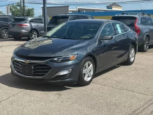 2020 Chevrolet Malibu showcasing sleek design and modern features in a stylish exterior view.