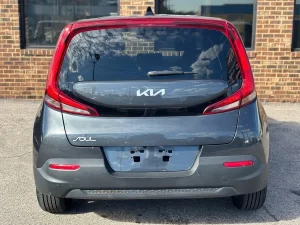 2022 Kia Soul LX showcasing its modern design and compact yet bold appearance.