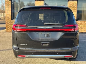 The 2022 Chrysler Pacifica Touring L, showcasing its sleek design and modern, family-oriented features for a comfortable ride.