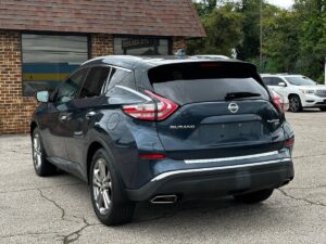 2017 Nissan Murano SUV showcasing its sleek design, premium features, and modern appeal.