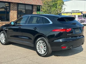 A sleek and stylish 2020 Jaguar F-PACE SUV showcasing its luxurious design and modern features.